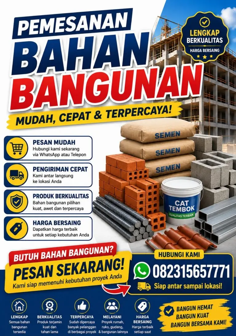 pemesanan bahan bangunan asia